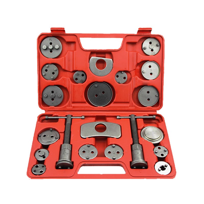 22pcs Universal Brake Caliper Kit Tool Brake Caliper Piston Compression Tool Wind Back Service Set