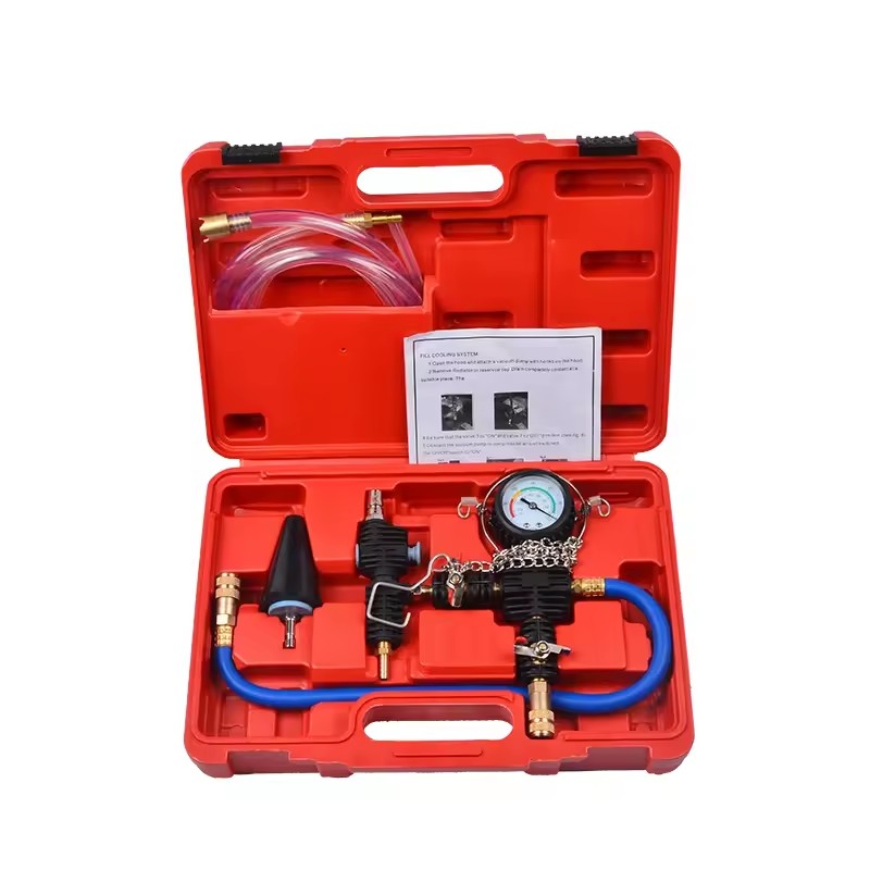 Universal Professional Radiator Cooling System Vacuum Purge Coolant Refill Tool Kit Set